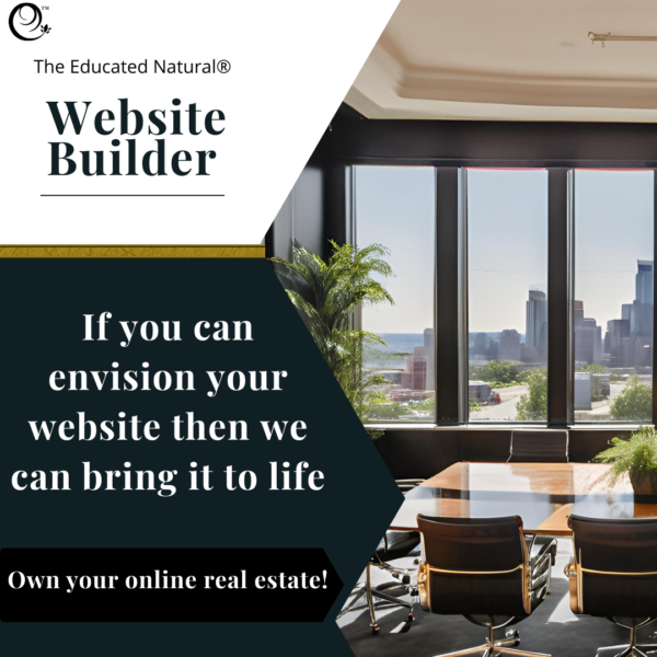Website builder with The Educated Natural